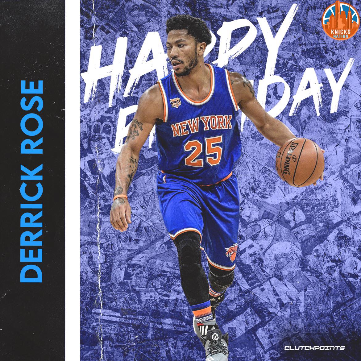 Knicks Nation, join us in wishing Derrick Rose a happy 33rd birthday! 