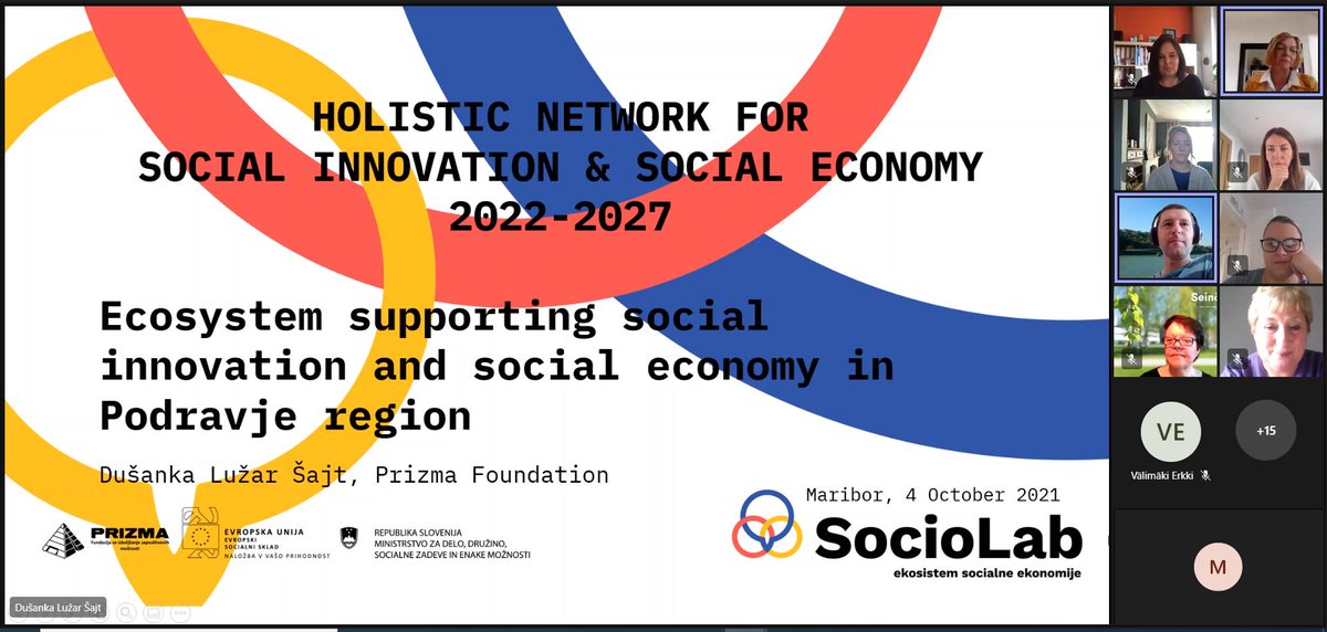 ERNACT's tweet photo. What a great morning of sharing &amp; learning from great speakers at the 2⃣nd Workshop of the #HOPEproject hosted by #CityofMaribor 🇸🇮❗️

Good practices on Inclusive Societies through Social Entrepreneurship and Digital Opportunities❗️

Well done everyone❗️
https://t.co/7xa77c7oMb https://t.co/OJJPidzyEW