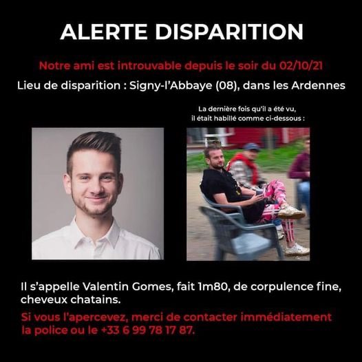 TVR35's tweet image. Disparition inquiétante d’un jeune bettonnais de 23 ans. Cet étudiant à Lille qui participait à un week-end d’intégration n’a pas été vu depuis samedi soir. Une battue est en cours à Signy l’Abbaye Son blouson a été retrouvé dans le jardin d’une maison @Gendarmerie @besnier_tvr