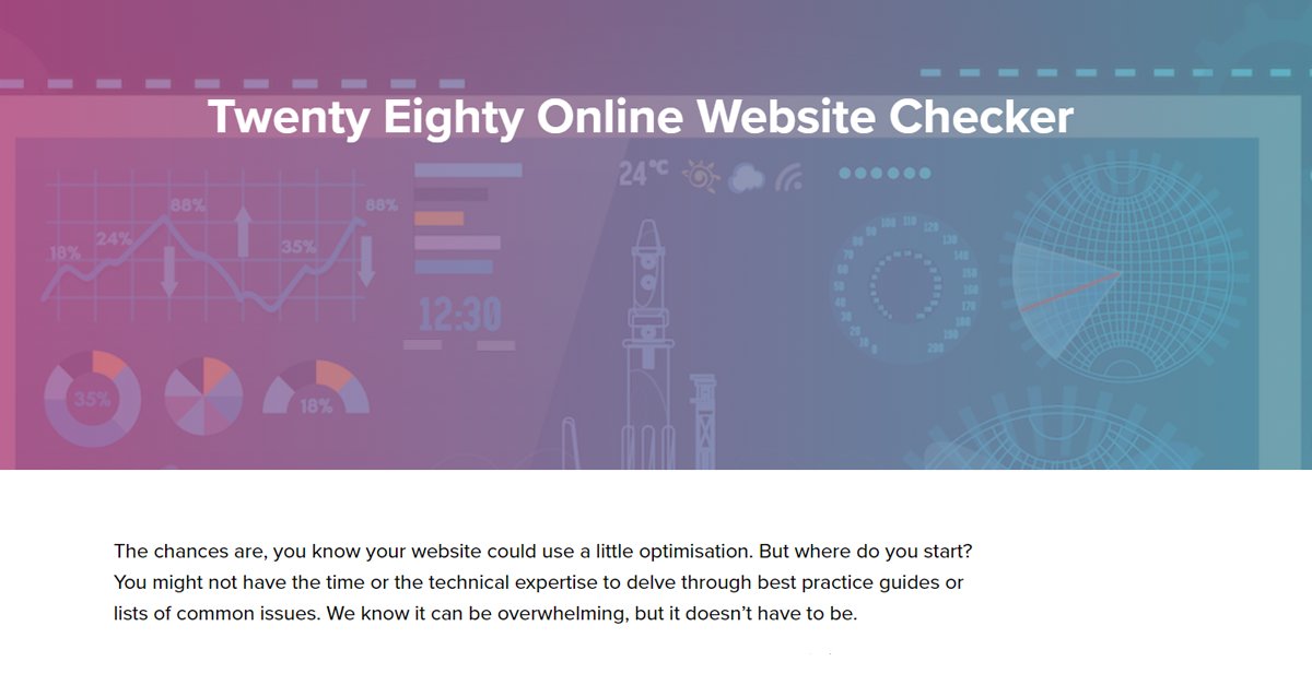 20_eighty's tweet photo. What can you do in 60 seconds that could make your business more money?

Try out our new website checker tool to find out exactly where you stand in the eyes of Google. 

https://t.co/l6L0PAHDFO https://t.co/C1lEdjYLcy