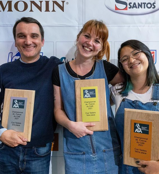 SpecialtyCoffee's tweet photo. 🇫🇷 From SCA France: "The ladies hit hard this year 👊 Here are the photos from the podiums of the French Championships: Barista, Coffee in Good Spirits, and Cup Tasters, each time with a woman on the highest platform. 👏"

Bravo!! https://t.co/TxPDNmLG4T