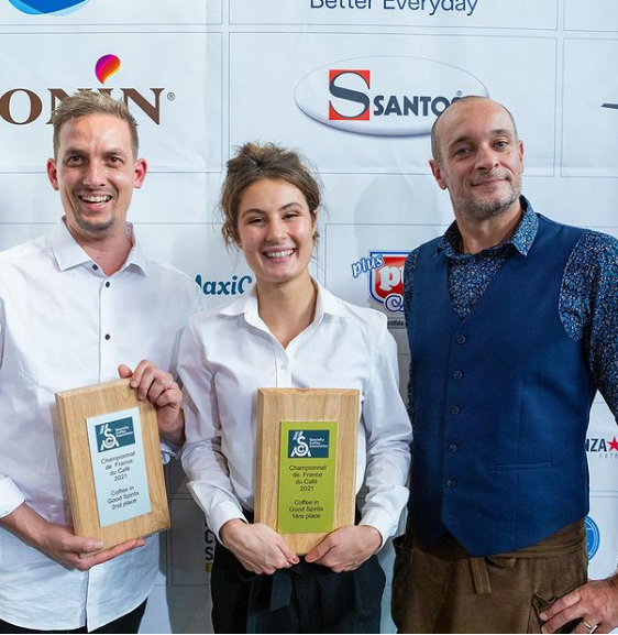SpecialtyCoffee's tweet photo. 🇫🇷 From SCA France: "The ladies hit hard this year 👊 Here are the photos from the podiums of the French Championships: Barista, Coffee in Good Spirits, and Cup Tasters, each time with a woman on the highest platform. 👏"

Bravo!! https://t.co/TxPDNmLG4T