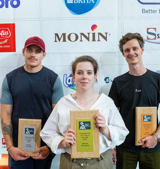 SpecialtyCoffee's tweet photo. 🇫🇷 From SCA France: "The ladies hit hard this year 👊 Here are the photos from the podiums of the French Championships: Barista, Coffee in Good Spirits, and Cup Tasters, each time with a woman on the highest platform. 👏"

Bravo!! https://t.co/TxPDNmLG4T