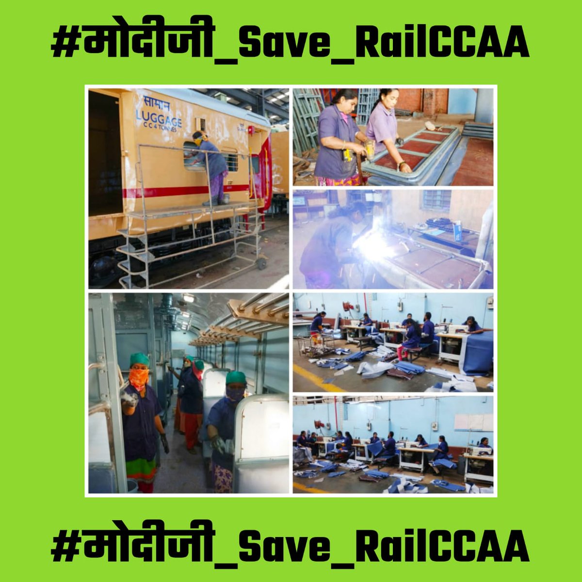 मेक इन इंडिया और स्किल्ड इंडिया सिर्फ पेपर पर अच्छा नही लगता साहब। आपको कुशल रेलवे अप्रेंटिस को रेल में समायोजन करके उनको उनका हक देकर मेक इन इंडिया और स्किल्ड इंडिया अभियान को सफल बनाएं।
#मोदीजी_Save_RailCCAA
<a href="/narendramodi/">Narendra Modi</a> <a href="/AshwiniVaishnaw/">Ashwini Vaishnaw</a>