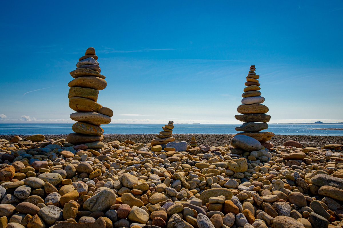 jdclough93's tweet photo. Rock stacks on Lindisfarne #photography #lindisfarne #beach #rockstack #northumberland https://t.co/sgoTrQR9fJ