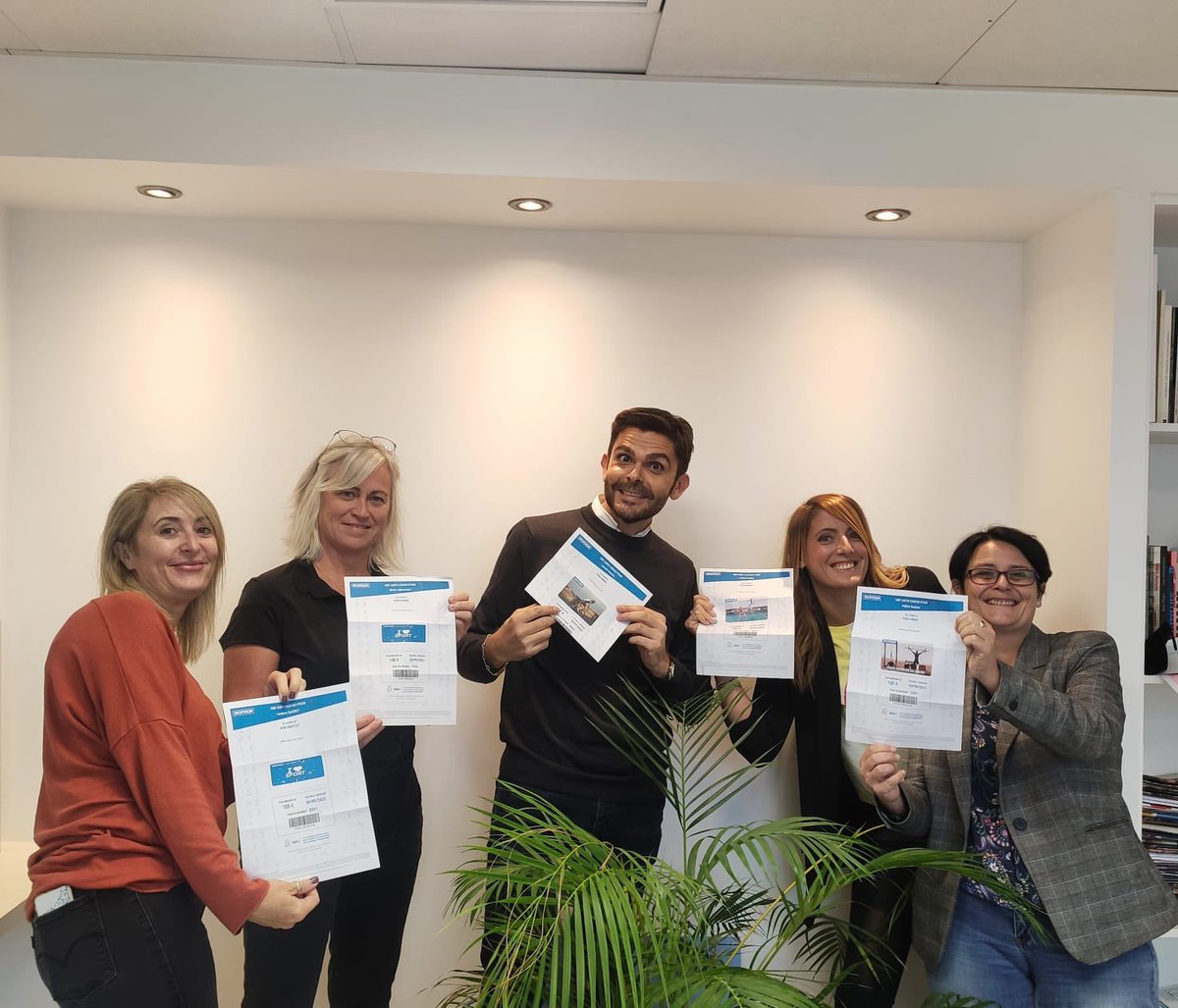 [ Semaine de la mobilité ] 

Félicitations à Laurence, Sylvie, Laurent, Ludivine et Hélène qui remportent le challenge marche à pied interne avec un total de 316,9 kilomètres parcourus dans le cadre de la semaine de la mobilité portée par <a href="/Montpellier3m/">Montpellier Métropole</a>. 

#semainedelamobilité