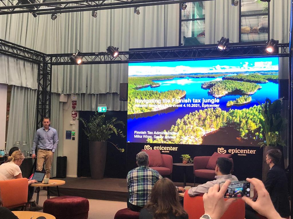 Back on business, on live 🤟 Helping new international entrepreneurs through the 🇫🇮 type of tax jungle. Thank you <a href="/HBH_HQ/">The Homes By Holly Group</a> 👍