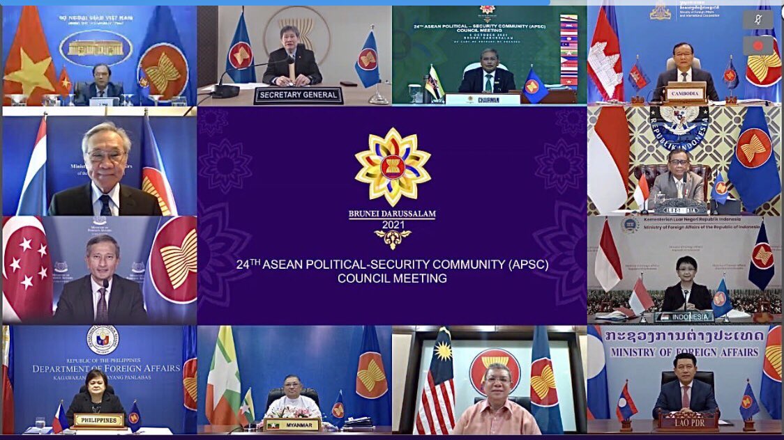 Had good ASEAN Political-Security Community Council Meeting w/ focus on enhancing ASEAN centrality, promoting regional peace &amp; security and combating transnational crimes. #ASEAN #APSC