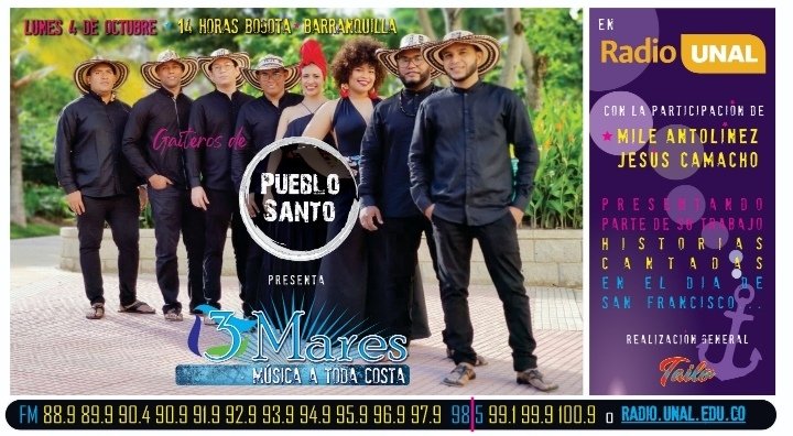 Ya que se cayó whatsapp caigan a las 2pm en <a href="/RadioUNAL/">Radio UNAL</a> y naveguemos en las #HistoriasCantadas de <a href="/gaiterosdeps/">Gaiteros de Pueblo Santo</a> tremendo trabajo discográfico nominado en 2020 al <a href="/LatinGRAMMYs/">The Latin Recording Academy / Latin GRAMMYs</a> ojo esto es puro sancocho de guandul nada de Hotdog bienvenid@s a bordo a remar en el #UniversoDeLaGaita