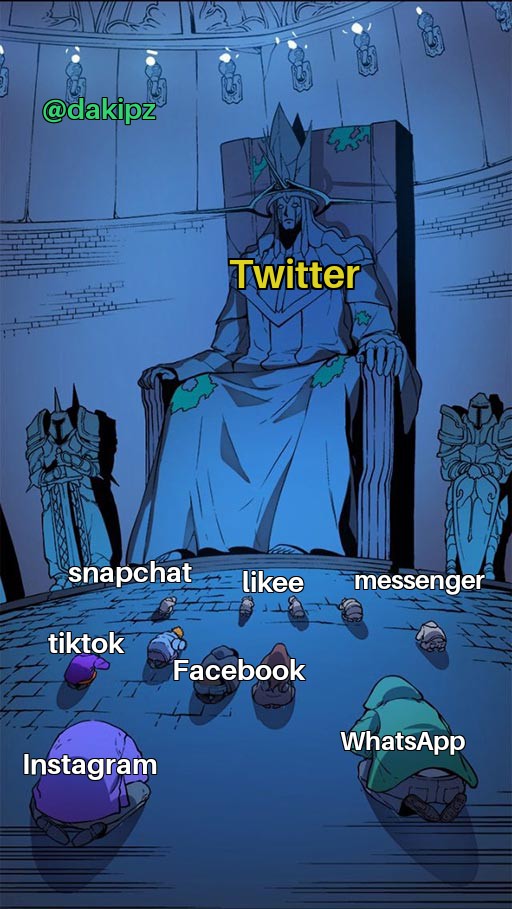 Mumangi__'s tweet photo. 😂 Twitter to all social media apps right now #instagramdown #facebookdown #WhatsApp https://t.co/GxyTMQh0as