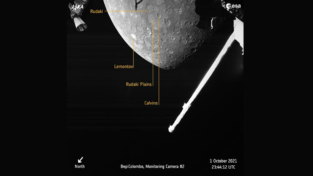 Зонд #BepiColombo запечатлел #Меркурий во время своего первого пролета newastronom.blogspot.com/2021/10/bepico… 
#space #science #ESA #JAXA #astronomy #космос #наука #астрономия #Венера #Земля