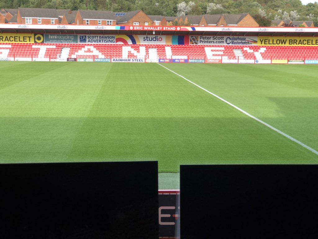 ben_kay8's tweet photo. Pitch prep done a day earlier to avoid the monsoons 😆 although prob double cut again anyway 😆
Divot
Hoovered again
Cylinder mow
Sprayed
Marked out all today, also sneeked into the chairman’s room for a peak 🍻
Think @ItsATurfLife got lost on that circle 🤣 #goagaintomorrow https://t.co/wd8alJX8W5