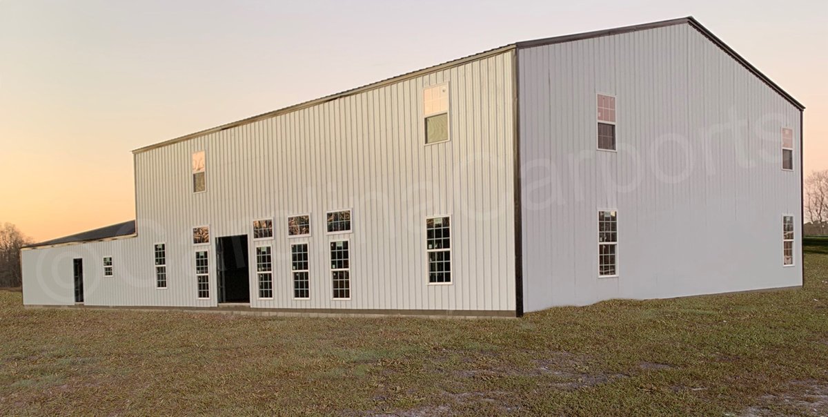 Did you know that #CCI manufactures residential and commercial buildings from 12' wide to 60' wide? 🤷‍♀️🤷 📱Call 800-670-4262 to find an authorized representative near you. #carolinacarports #commericalbuildings #residentialbuildings #metalbuildings #steelbuildings #metal #steel