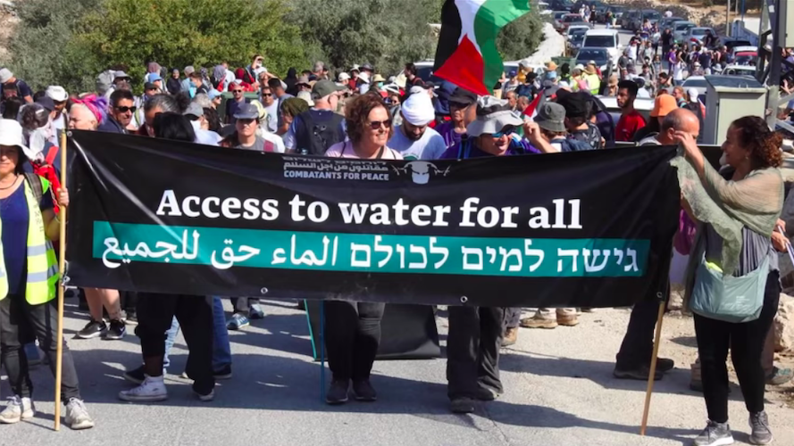 Good News from Combatants for Peace <a href="/cfpeace/">Combatants for Peace</a>: 

Local journalist reports that the community we've been working to bring water to, has been promised water and infrastructure equal to the surrounding settlements!