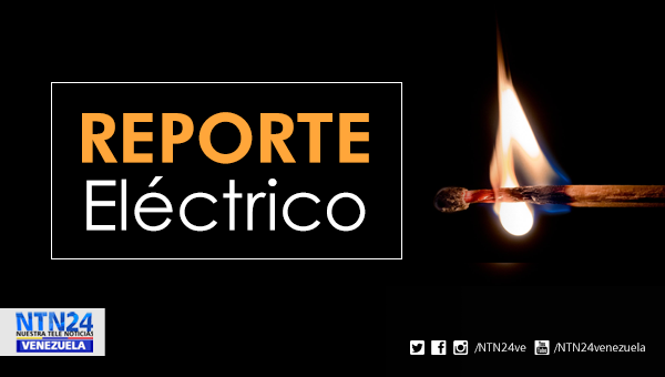 NTN24ve's tweet photo. #ReporteElétricoNTN24 Reportan bajón eléctrico en 10 estados del país: 
Distrito Capital 
Carabobo 
Miranda 
Bolívar 
Zulia 
Aragua 
Barinas 
Lara 
Sucre
Portuguesa

Ayúdanos a informar, comenta si presentas fallas eléctricas en tu localidad #4Oct https://t.co/008ABdtoHG