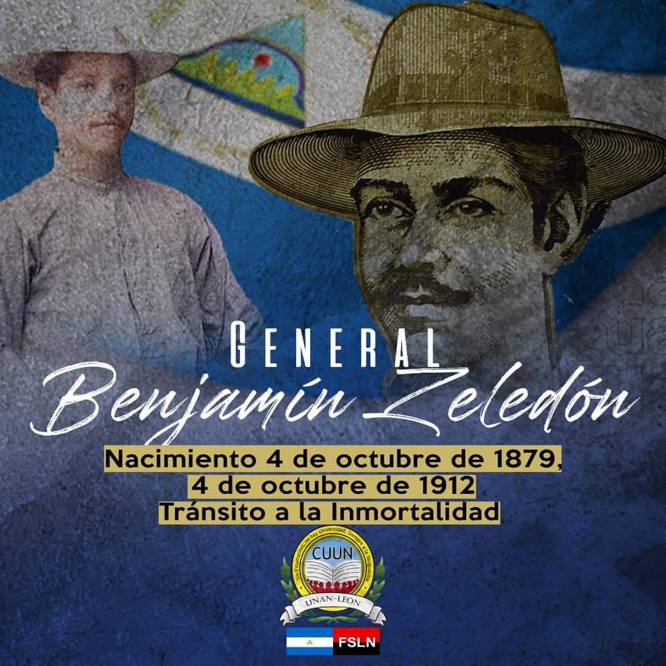 UDeclina's tweet photo. GENERAL Benjamin Zeledon, defensor de la soberanía nacional.
#UnidadParaLaProsperidad 
#FuerzaDePuebloQueVence 
@FslnRed 
@FSLN2021 https://t.co/Q8uLEUclhj