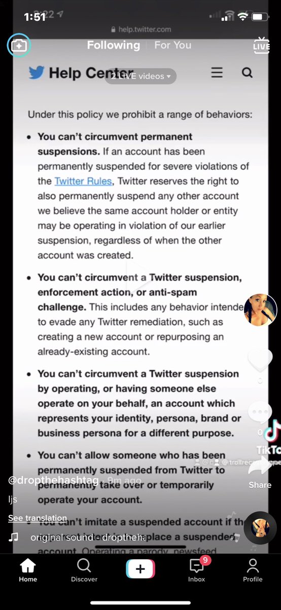 kurrrrie's tweet photo. @TwitterSupport @Twitter @TwitterSafety #twitterguidelines @msashycat was banned for spamming and immediately reopened a new Twitter handle @msashycat2 this is against Twitter guidelines please remedy the situation! https://t.co/zbJrZoT6UY