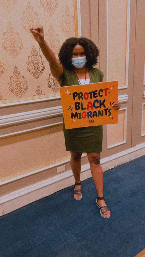BAJItweet's tweet photo. We are out here reminding you to center Black people, center Black migrants, otherwise all your immigration bills are rubbish. https://t.co/Z9cu07lekg