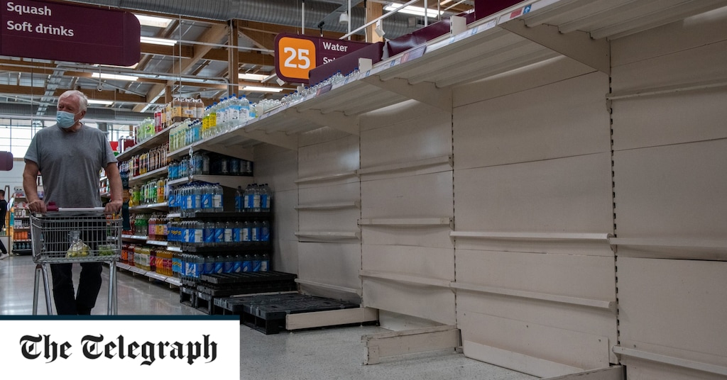 Supermarket shortages are a good thing, says Tory MP telegraph.co.uk/business/2021/… via @Wealthstreamltd