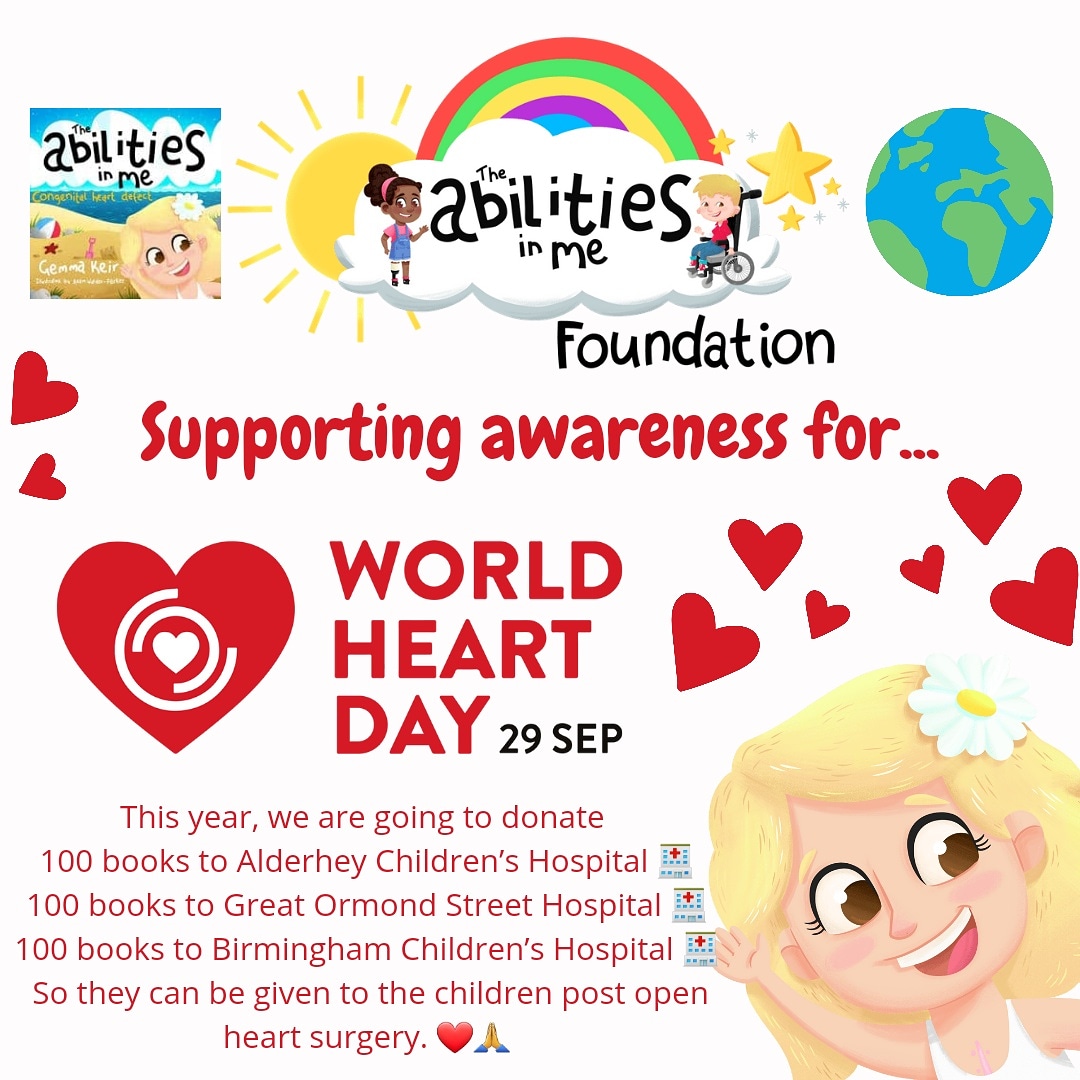 Gemma Keir (@mrsgemmakeir) on Twitter photo We are donating 300 #chd children's books between <a href="/HeartCentreAld1/">The Heart Centre @AlderHey π</a> <a href="/GreatOrmondSt/">Great Ormond Street Hospital for Children</a> <a href="/Bham_Childrens/">Bham Children's Hosp π</a> that's 100 books each to go to the children after having #openheartsurgery #chdawareness <a href="/abilitiesinme/">The Abilities In Me Foundation</a> πβ€ππ§‘ππ #WorldHeartDay <a href="/DrRamanaCardiac/">Ramana Dhannapuneni</a> We are donating 300 #chd children's books between <a href="/HeartCentreAld1/">The Heart Centre @AlderHey π</a> <a href="/GreatOrmondSt/">Great Ormond Street Hospital for Children</a> <a href="/Bham_Childrens/">Bham Children's Hosp π</a> that's 100 books each to go to the children after having #openheartsurgery #chdawareness <a href="/abilitiesinme/">The Abilities In Me Foundation</a> πβ€ππ§‘ππ #WorldHeartDay <a href="/DrRamanaCardiac/">Ramana Dhannapuneni</a>