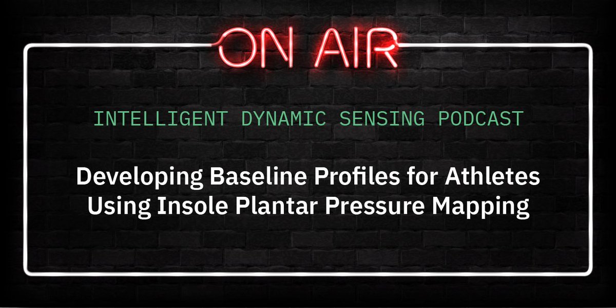 XSENSOR's tweet image. Listen now: XSENSOR&apos;s Bruce Malkinson is joined by @Omniathlete_AST to discuss baseline profiling for athletes using #PlantarPressure measurements. hubs.li/H0YLv3t0

#IntelligentDynamicSensing #X4IntelligentInsoles #Biomechanics #GaitAnalysis #PressureMapping