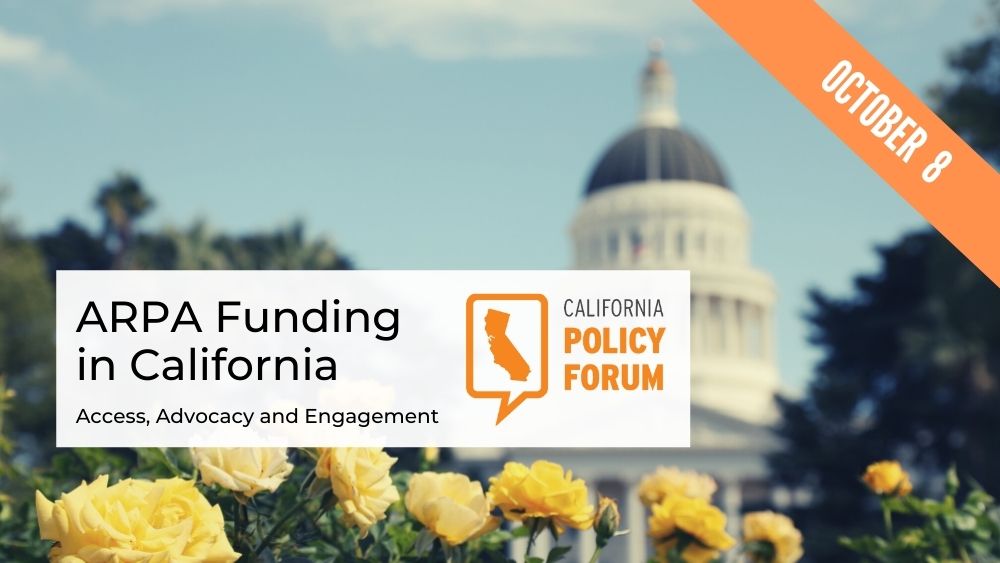 FRIDAY: join California #nonprofits &amp; funders to learn how #ARPA $$ is flowing, how our sector is helping decide how funds are spent, and how you can advocate for investments in your community: ow.ly/uIqe50GhqRr 

<a href="/CalNonprofits/">CalNonprofits</a> <a href="/Socalgrantmaker/">SoCal Grantmakers</a> <a href="/NorCalGrant/">Northern California Grantmakers</a> <a href="/SDCatalyst/">Catalyst of San Diego & Imperial Counties</a>