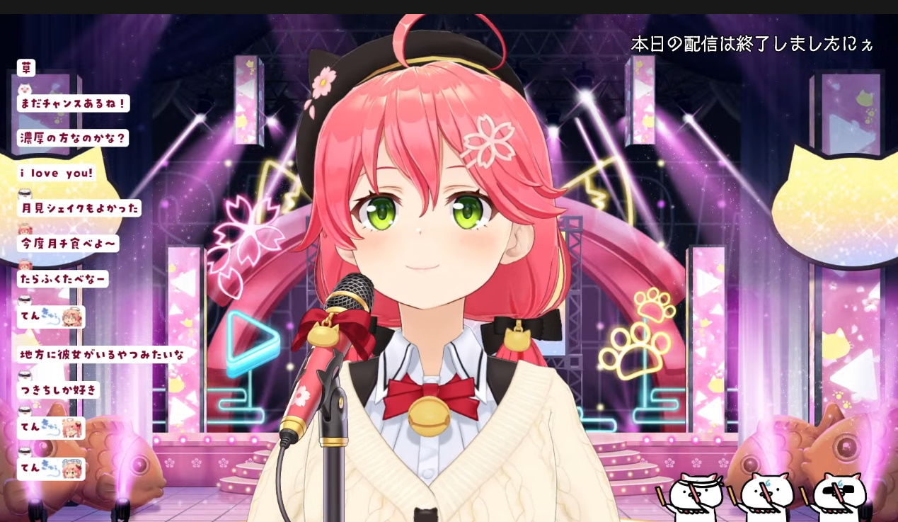 やや バラード多め歌枠おつみこ みこちの綺麗な歌声でいっぱい癒されたにぇ エモい曲から可愛い曲 好きなアニソンもいっぱい聴けて楽しかった Inner Urgeも好きな曲だから聴けて良かったｗ 休む 休まないで駄々こねてたのも可愛かった
