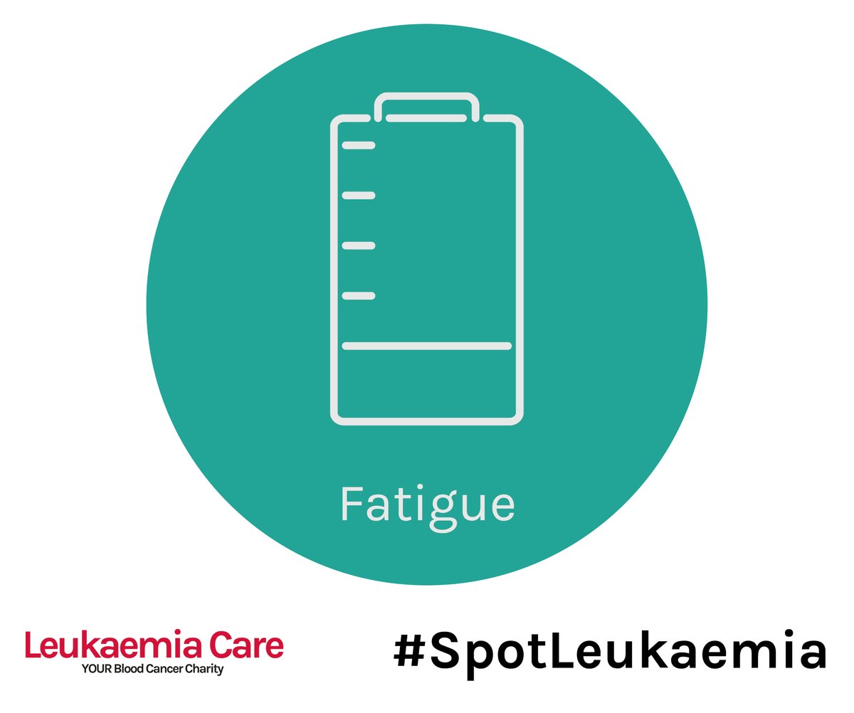 LeukaemiaCareUK's tweet image. Fatigue is the most common #leukaemia symptom. If you're experiencing fatigue, book an appointment with your GP to rule out leukaemia or spot it sooner &amp;gt; bit.ly/SignsOfLeukaem… #SpotLeukaemia