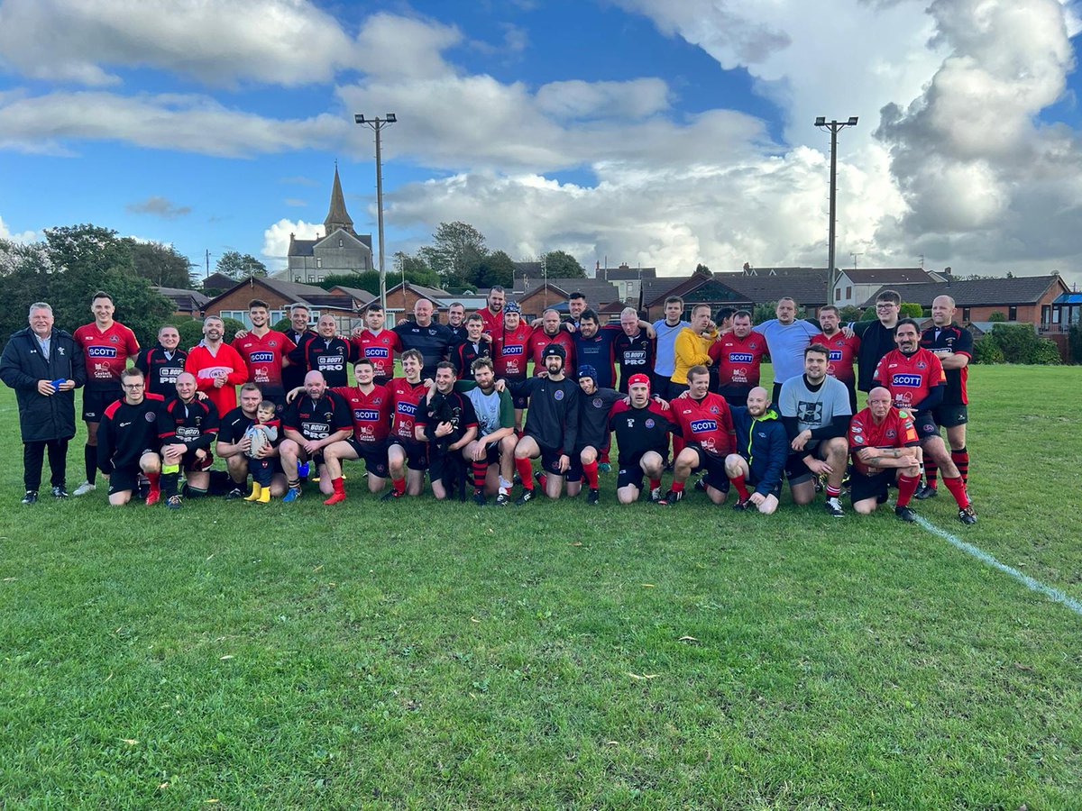 SionLLB's tweet photo. Awesome day @bprfctheblacks playing against @GwilWarriors for @WelshAmbulance WAST came out on top, but it was a day when the real winner was rugby. #ashirtforeveryone #friendshipthroughsport https://t.co/Yabc37DwQD