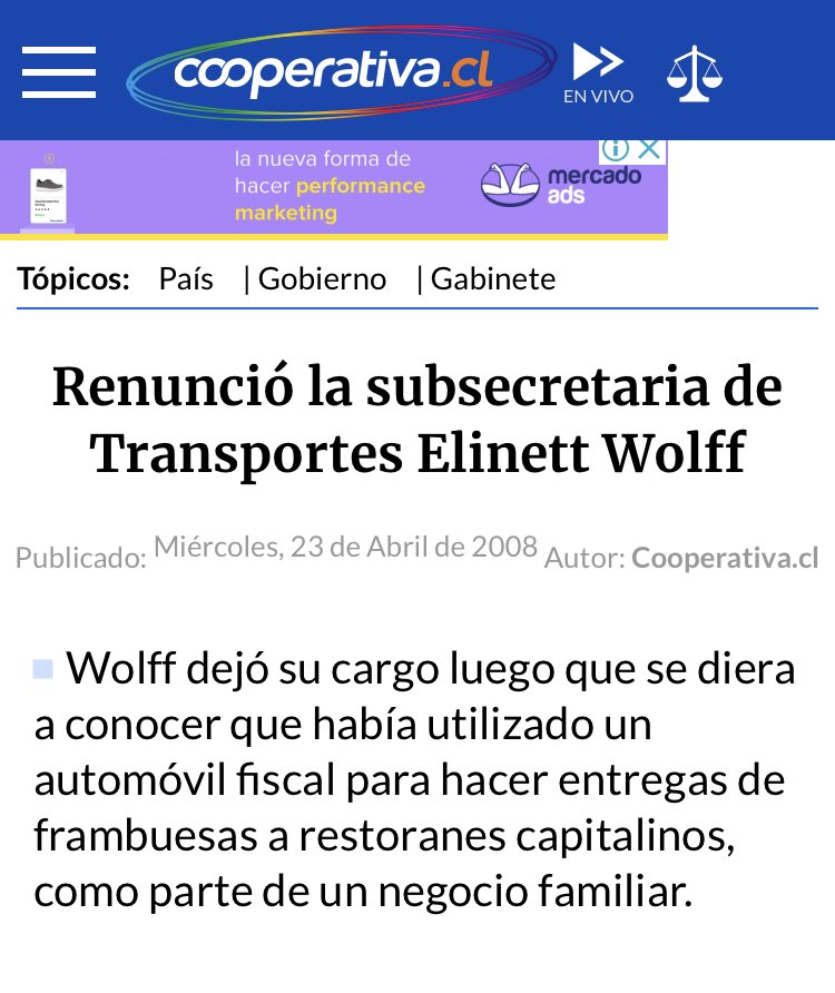 cgajardop's tweet photo. Ustedes son muy jóvenes pero hubo una subsecretaria que en el año 2008 fue removida porque usaba el auto fiscal para vender frambuesas. 

#PandorasPapers https://t.co/gvuV60Vb6q
