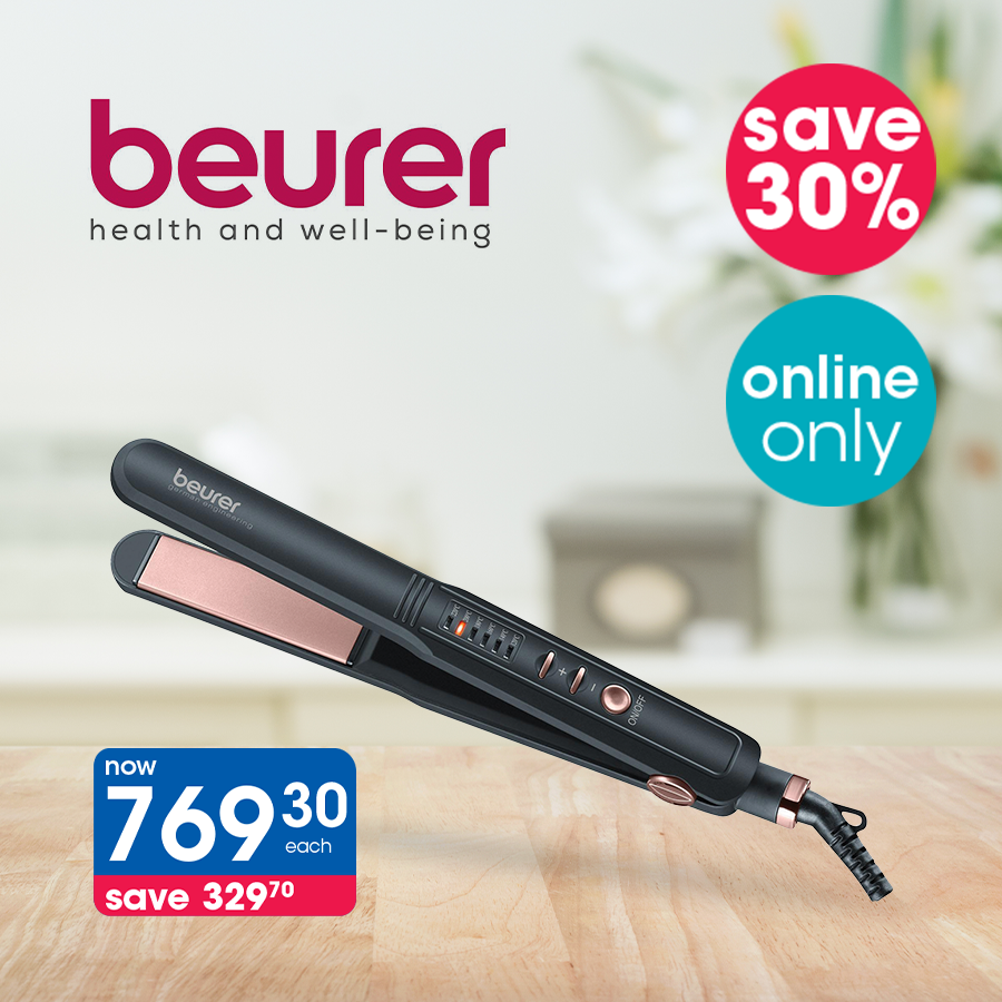 Clicks_SA's tweet photo. SAVE 30% on selected Beurer electrical beauty items online only #ClicksSpringBeauty > https://t.co/47WF3s5iD0 https://t.co/wBhxDI7fT4