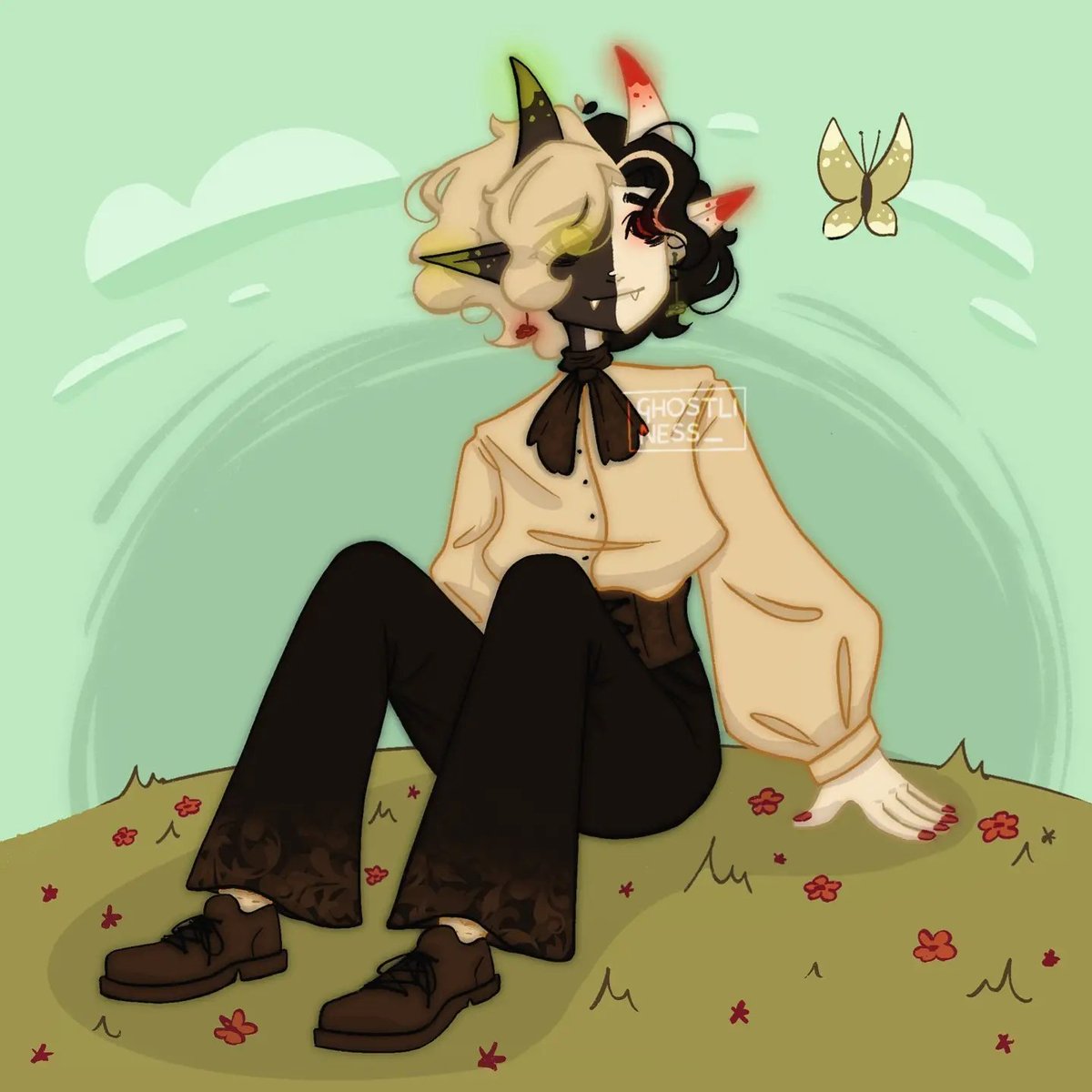 ghostliness_'s tweet photo. @willowpuffs Hi I'm ghostlii i forgot i had Twitter lmao but i plan to go back here, i don't really have a goal C: @Picklezoo_ https://t.co/G8qp4Cy8eu
