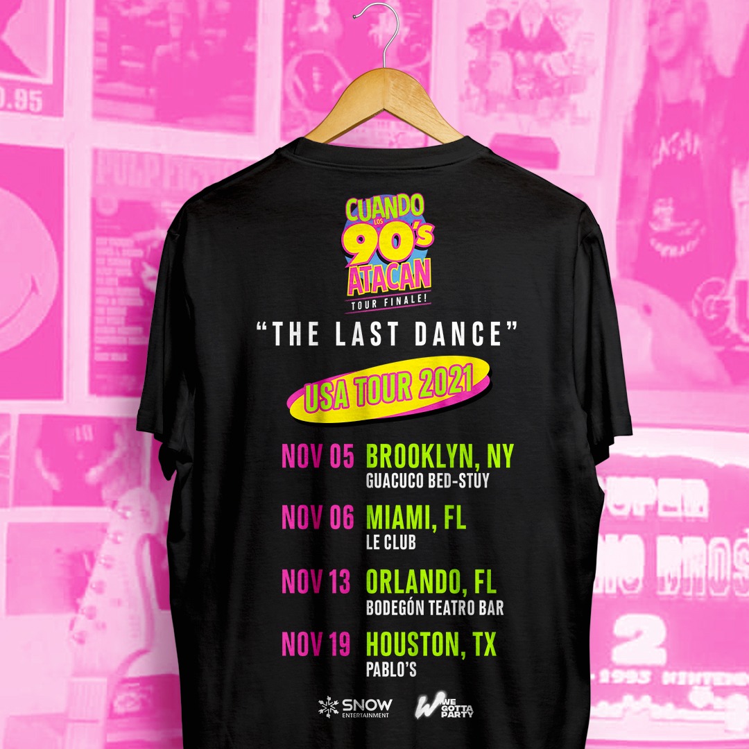 Los90sAtacan's tweet photo. Nuestra despedida arranca en Noviembre en EEUU.

THE LAST DANCE WORLD comienza:

05/11 Brooklyn
06/11 Miami
13/11 Orlando
19/11 Houston
@Rene_Velazco y @DjMaRco77 están listos para noventear.

Entradas a la venta en
@snoweventos
https://t.co/oXIbgS7hBP 

Presenta @aviorairlines https://t.co/jpdG0xtVUP