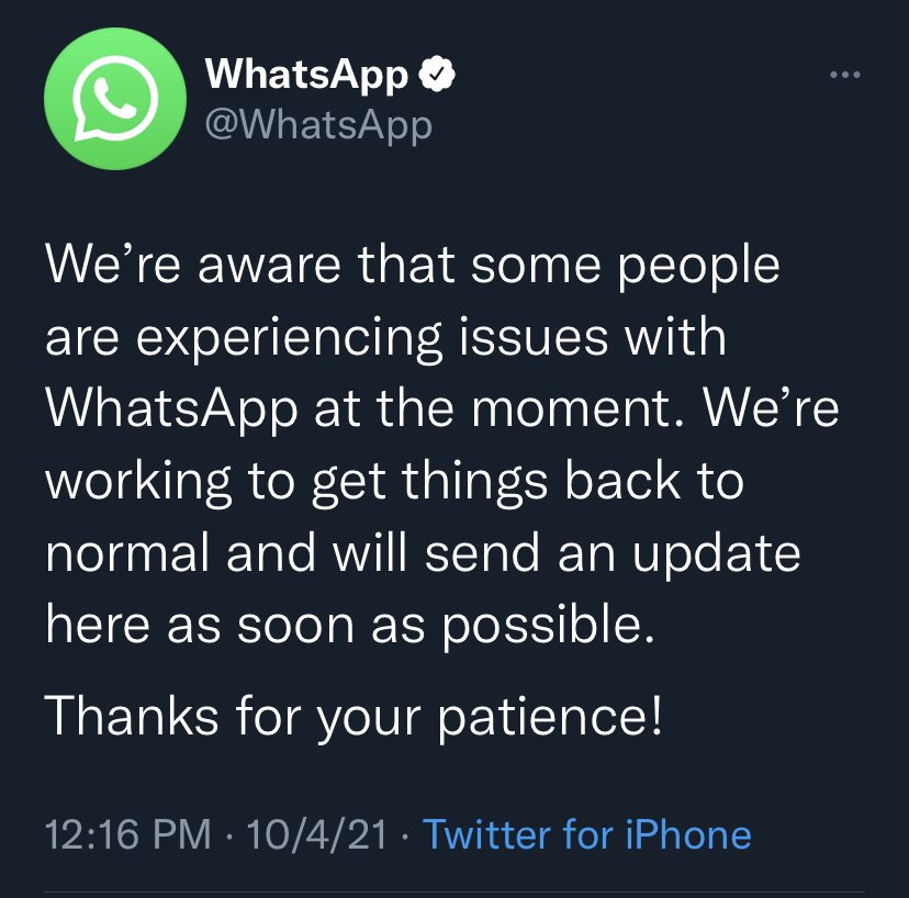 RodolfoGomezL's tweet photo. Caído Facebook, WhatsApp e Instagram a nivel mundial. https://t.co/c6Yi3q6kXK