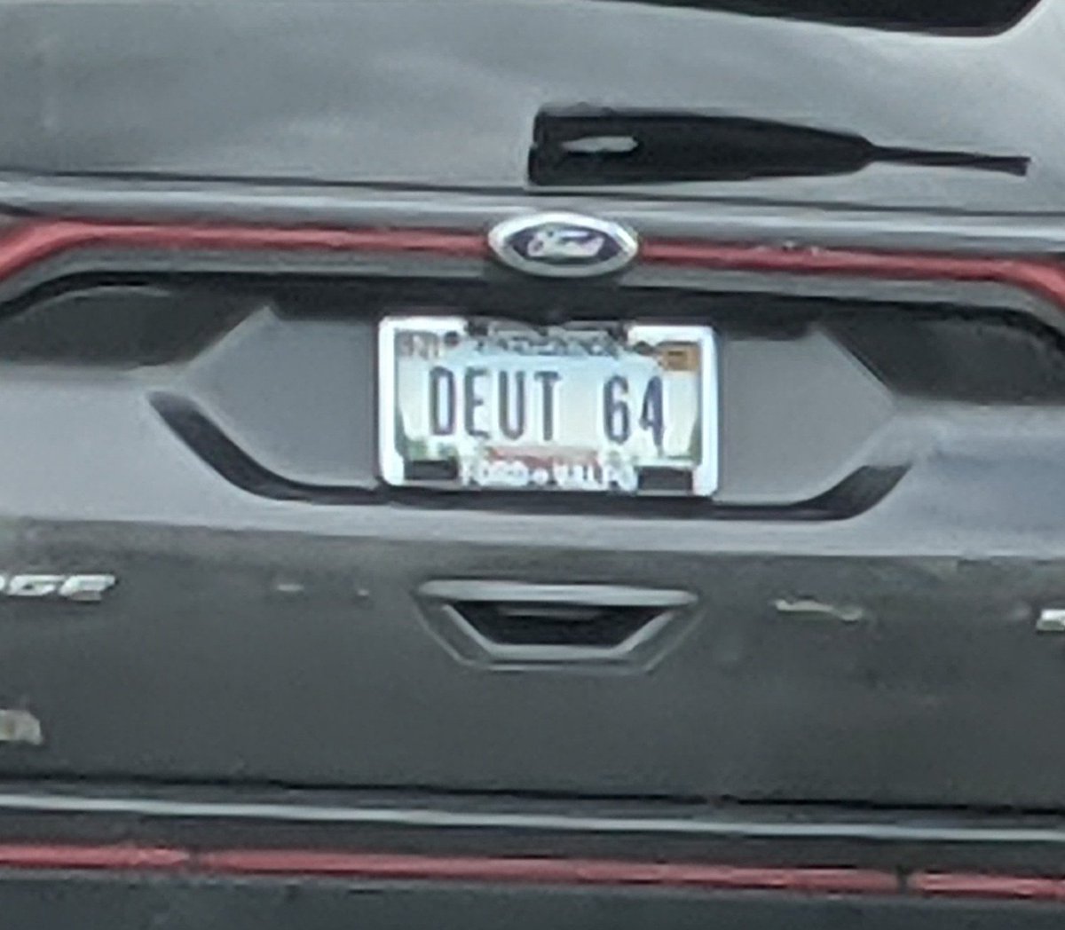 Biblical vanity plates - this is a good one.