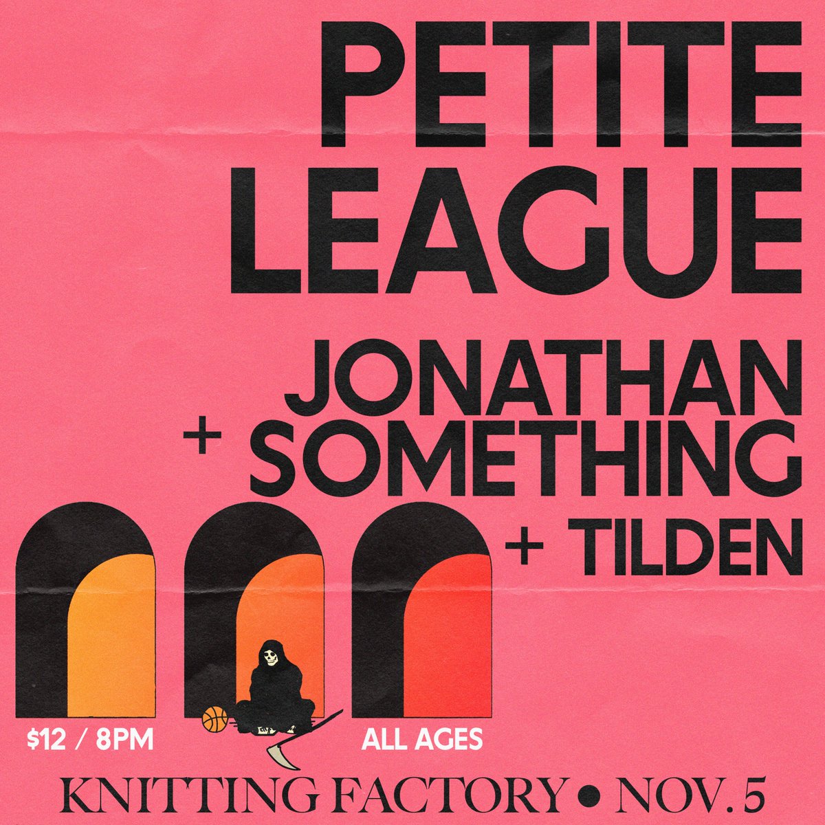 Woah! We're doing a headline show at @KnitFactoryBK with @j_smthng and our practice space friends Tilden November 5th! It's going to be our last show of the year in New York! GET TICKETS TODAY, BABY! bit.ly/pttlgkfbk