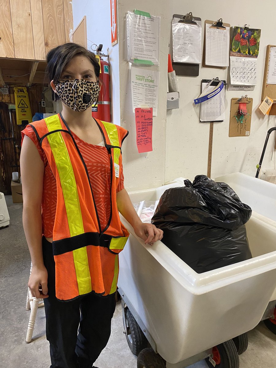 coopfaculty's tweet photo. She requested her #1 work experience placement to be at @TrentonMission . She’s been reliable and dedicated to her new school day. 😊 @Trenton_HS #coopworks https://t.co/GOzj41ZCSY