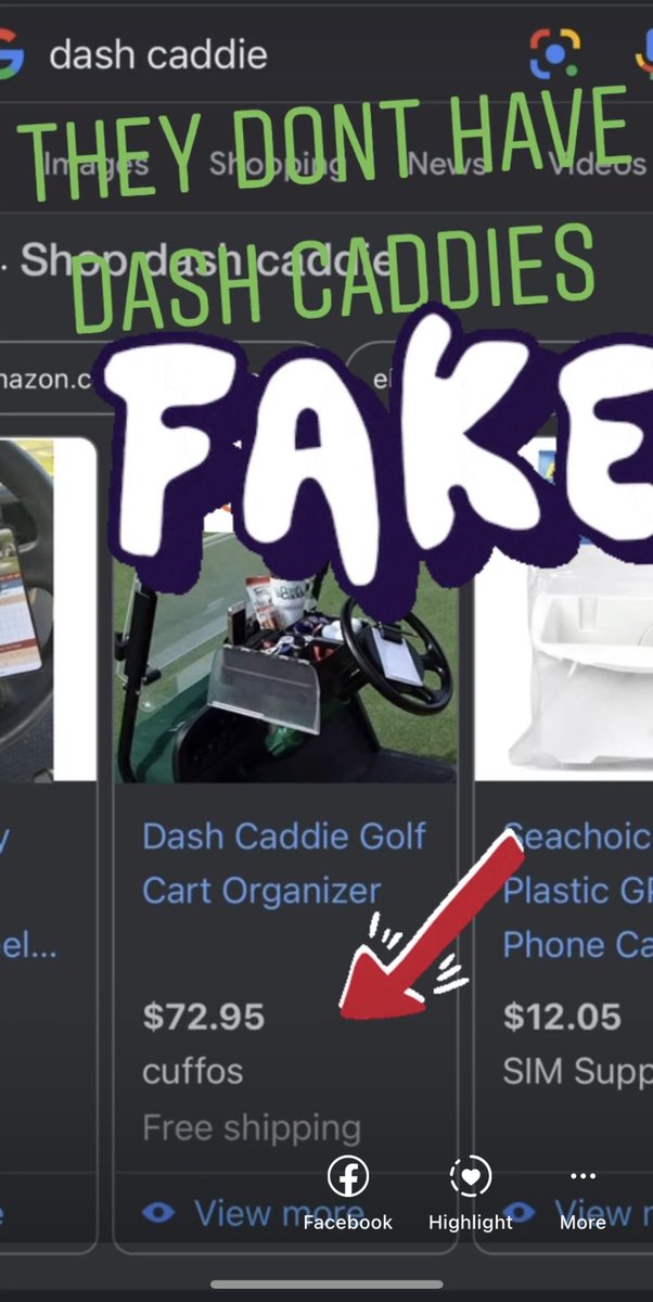 dashcaddie's tweet photo. @cuffos is a fake website!!! #fraud https://t.co/Kmhb1WumVO