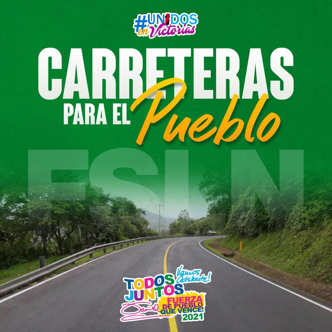 miltonyani's tweet photo. En pie de lucha para conquistar más corazones de nicaragüenses. Este 7 de noviembre vota en la 2.
#FuerzaDePuebloQueVence #UnidadParaLaProsperidad #TodosJuntosVamosAdelante https://t.co/WdxhngiPiv