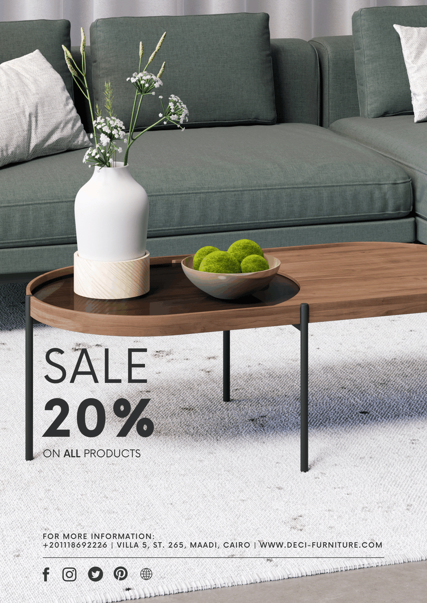 decifurniture's tweet photo. What are you waiting for? Get your discount on all our products! 
🔥 Save 20% on all Products 🔥 

📍 Visit our Showroom 📍 https://t.co/HmE5g6w9T6
Call us: 01118692226

#decifurniture
#livedifferent
#Discount
#ReadyToFloat? https://t.co/f0BisqoA7h