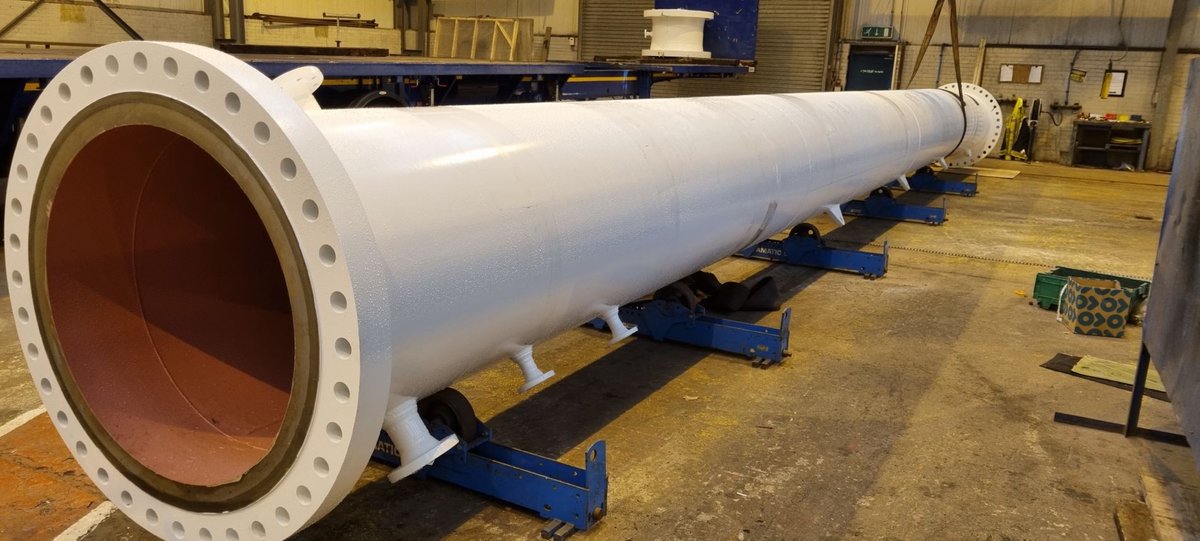 Unit_Birwelco's tweet photo. Another great piece of equipment done by USE, on its way to North Africa. Full design, fabrication, welding, NDT, heat treatment and hydrotesting done in house by Unit Superheater Engineering - great job!
#engineering #welding #fabrication #heatexchangers #flares #flaresystems https://t.co/hAyGPFaZsM