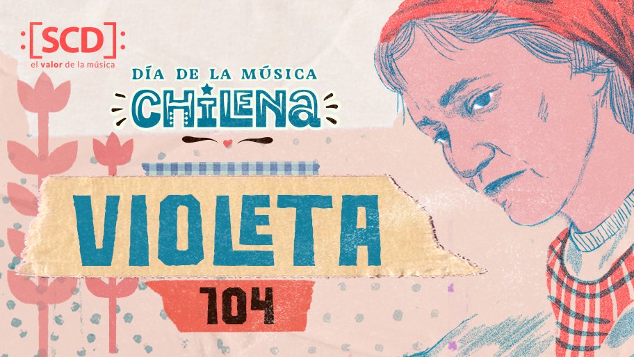 scd_chile's tweet photo. Te celebramos, #VioletaParra 🌱
Su natalicio 104, da la bienvenida a la versión 2021 de el #DíadelaMúsicaChilena 🇨🇱🎶, instancia que celebramos desde 2015, cada 4 de octubre, para festejar la creación musical nacional👏🏻 https://t.co/2QW2FH3cbY