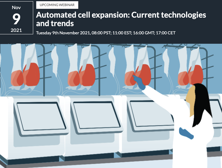 CGT_Insights's tweet photo. Don’t miss our upcoming webinar with @terumobct – Automated cell expansion: Current technologies and trends: https://t.co/w2OdjkgKtr

Tues Nov 9 2021, 08:00 PST; 11:00 EST; 16:00 GMT; 17:00 CET

#CellTherapy #CellExpansion #Automation https://t.co/zYrRTUpdT9