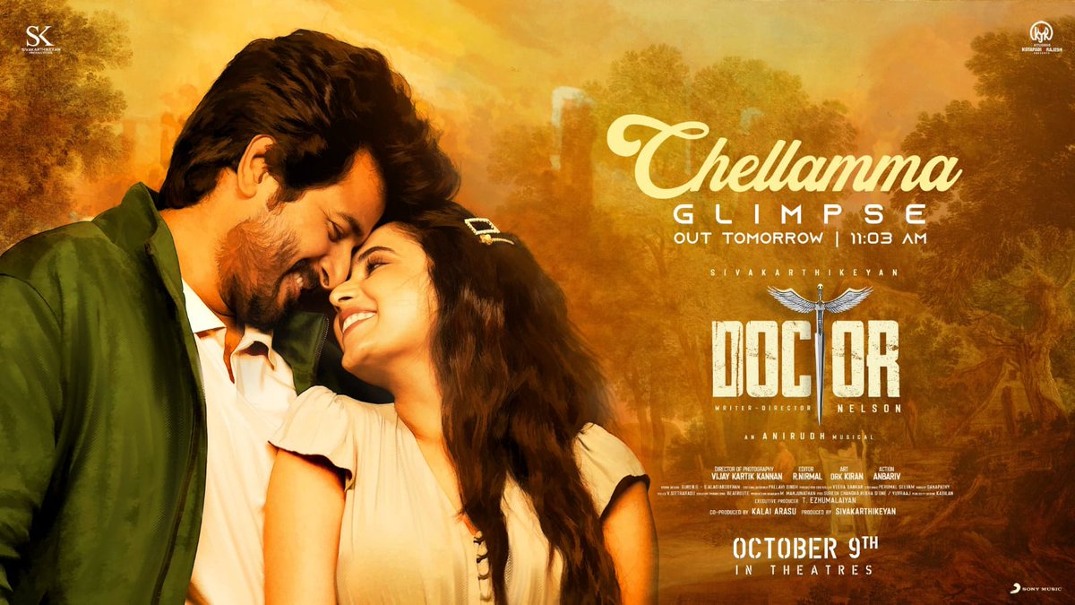 ItzKrrish_'s tweet image. Finallyyy! The much awaited CHELLAMMA! 😍
#ChellammaGlimpse #Doctor