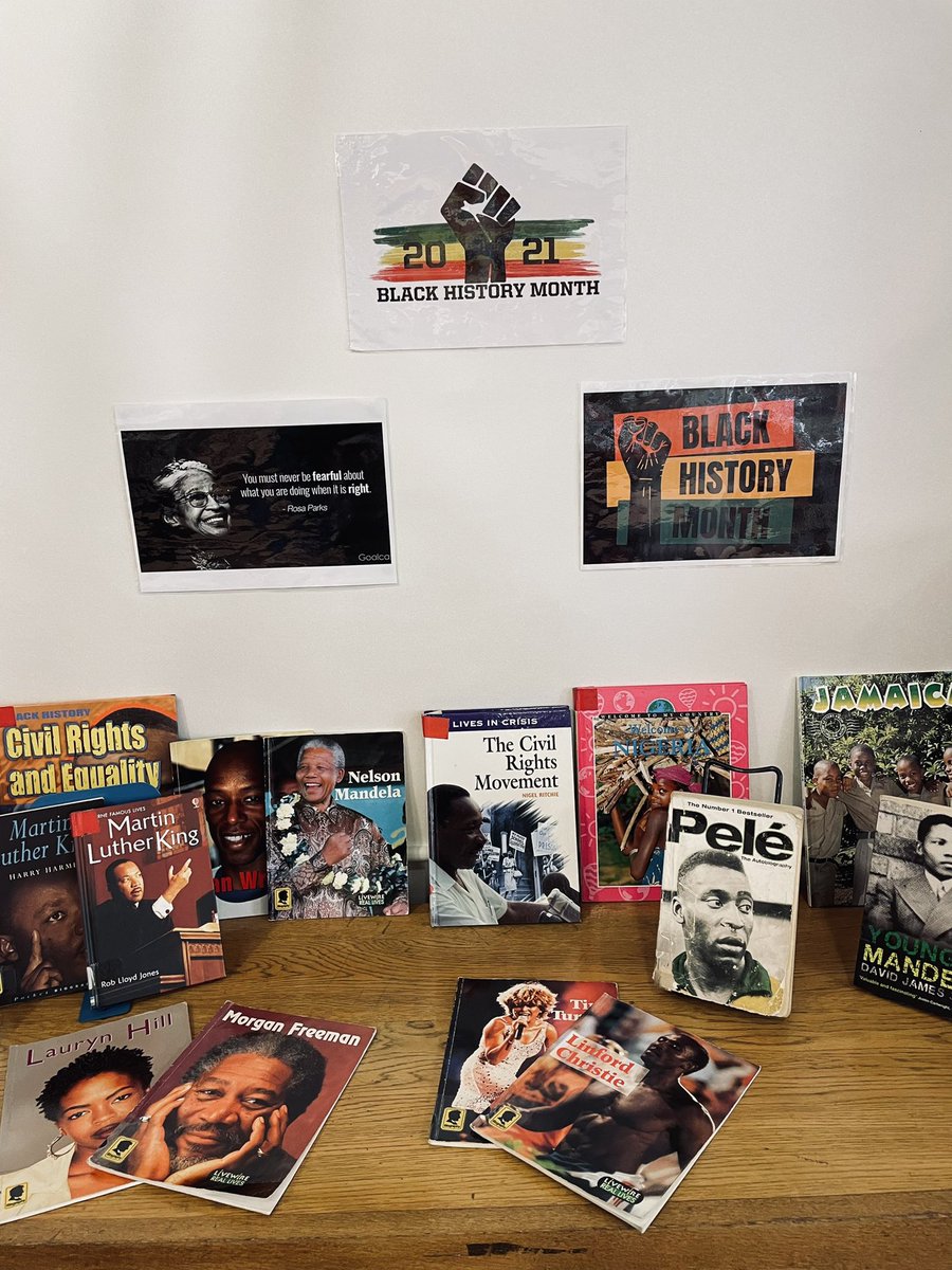 WMSLIBRARY6's tweet photo. Celebrating Black History month at West Mon Library! 📚 #BlackHistoryMonthUK https://t.co/UmTdekzCow