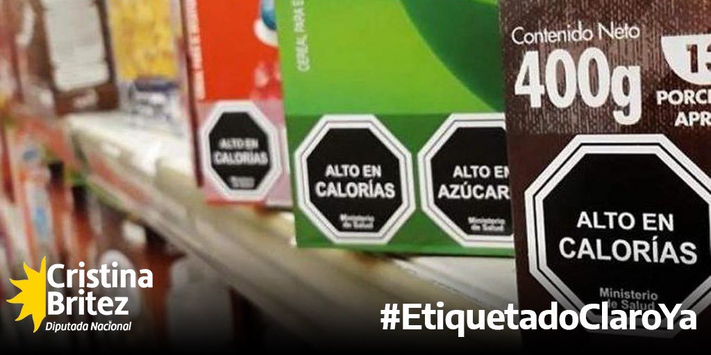 En un país donde los niños y sobre todo los niños de sectores populares tienen sobrepeso por malnutrición NECESITAMOS una ley de Etiquetado Claro. 
Además de ser una herramienta para la soberanía alimentaria es una cuestión de salud para todos los argentinos y argentinas