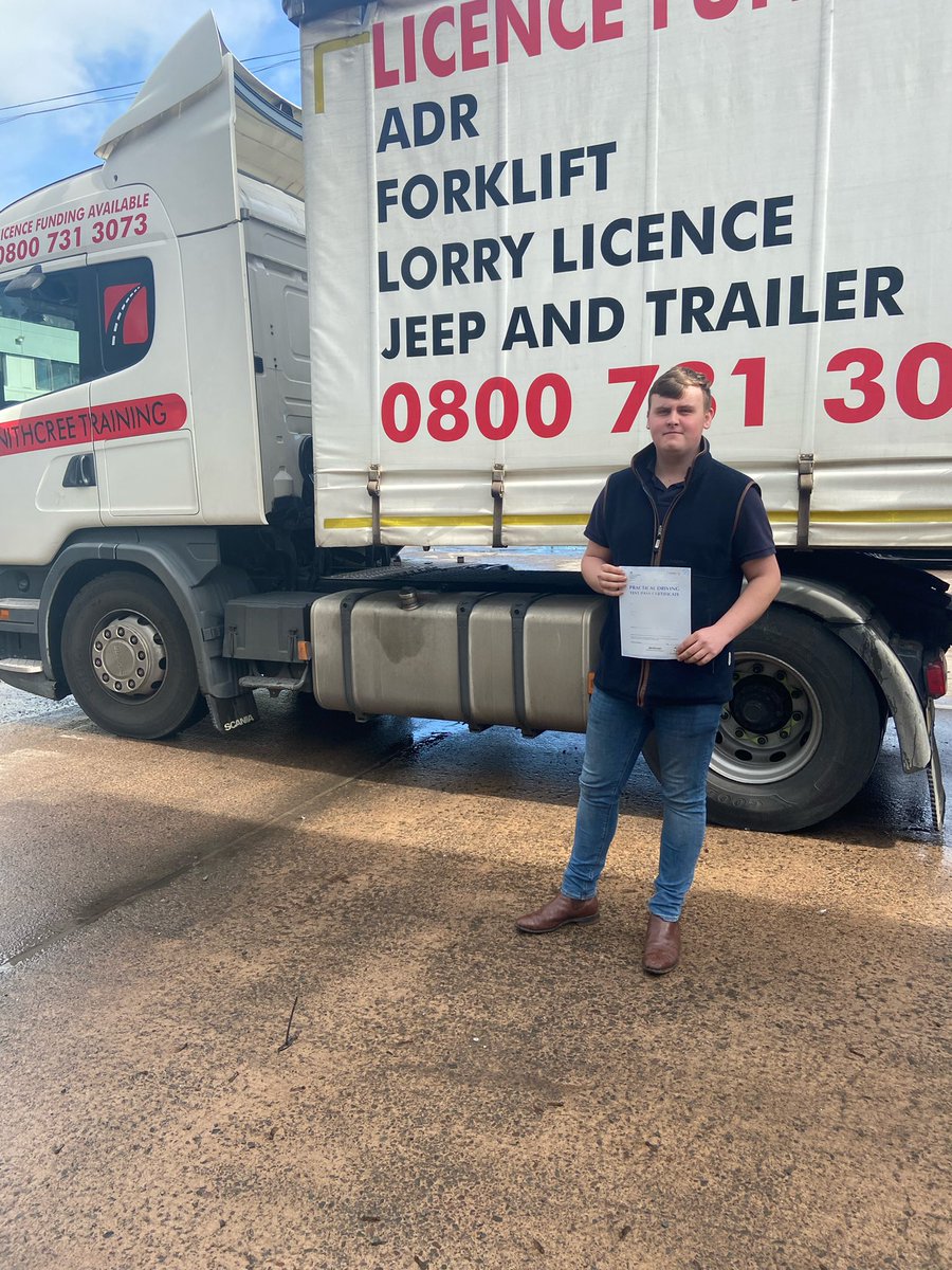 Nithcreetrain's tweet photo. Three drivers through their HGV licences today! A clean sheet for Lee with his Class 2 licence, and successful passes for both Alasdair and John for their Class 1 licence! Very well done Gentlemen! 🎉🥇 #drivertraining #gettingdriversontheroad #onmondayswepassourdrivingtests 👏🏽 https://t.co/tz9QT9OCD6
