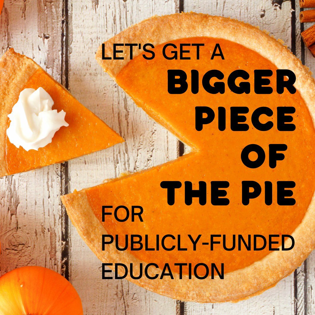 york4_public_ed's tweet photo. Who doesn't want more pie?๐ฅง In all FAIRness, our kids deserve better when it comes to their publicly-funded schools.
Join us Thanksgiving Weekend at the Woodbridge Fall Fair (Oct. 9, 10, and 11) to talk safe schools, no hybrid, and more!
#NoHybrid #FallFAIRness #OnPoli https://t.co/MVeO1DTLeL