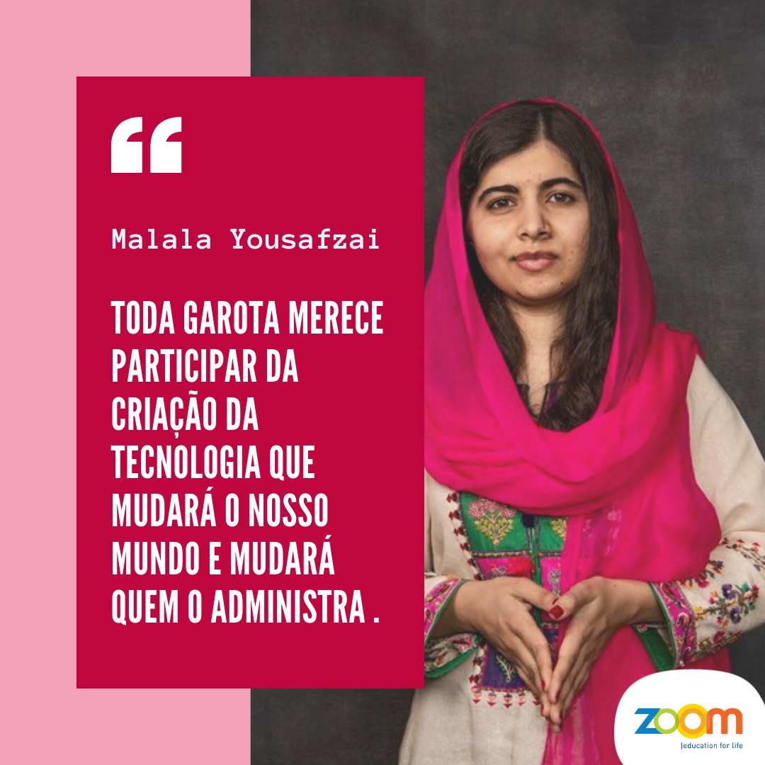 ZOOMeducation's tweet photo. Militante dos direitos das crianças, a jovem paquistanesa que foi vítima de um atentado por defender o direito das meninas de ir à escola. Com 17 anos, foi a mais jovem ganhadora do Prêmio Nobel da Paz. 💪📚
#mulheresnaciencia #mulheresnatecnologia  #malalayousafzai https://t.co/lkrw58g8WU