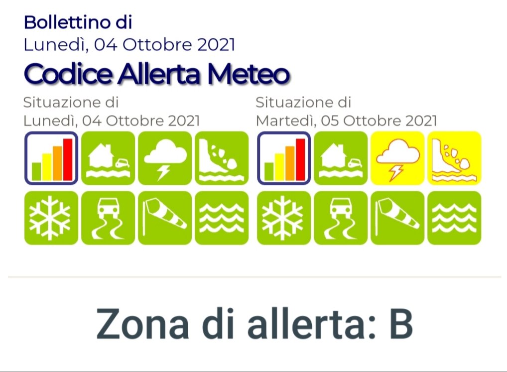 vabcollinemedic's tweet photo. 📌 #AllertaMeteoTOS #CodiceGiallo per la #Zona_B #Prato #Carmignano #PoggioaCaiano 

🌧 dalla mezzanotte rischio #IDROGEOLOGICO - IDRAULICO RETICOLO MINORE fino alle 10:00 di domani

🌩 dalla mezzanotte rischio #TEMPORALI FORTI fino alle 10:00 di domani

https://t.co/C7aY0P8apv https://t.co/i3o8GWXgec